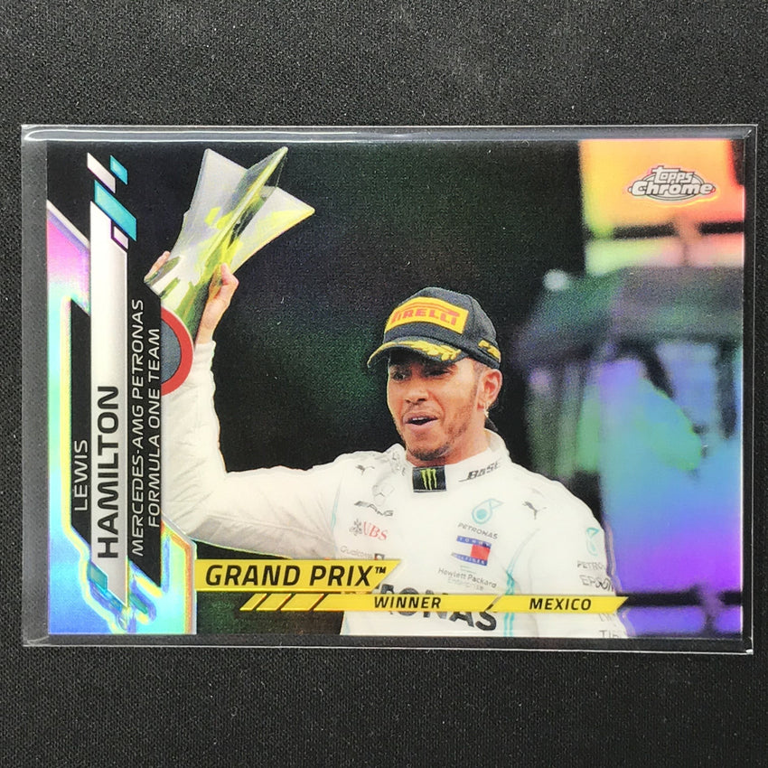 2020 Topps Chrome LEWIS HAMILTON Grand Prix Winners Refractor #150