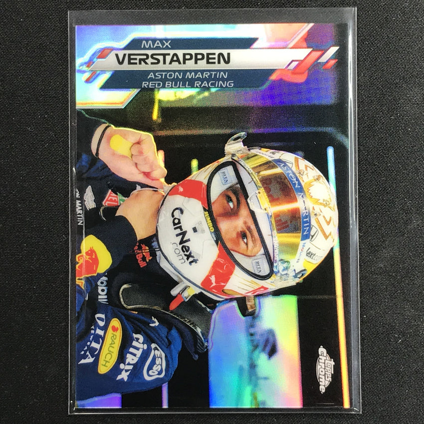 2020 Topps Chrome Max Verstappen Grand Prix Winners Refractor No 179