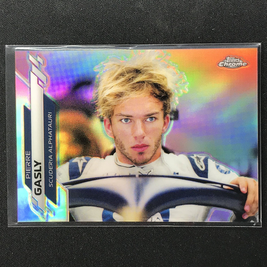 2020 Topps Chrome Pierre Gasly Grand Prix Winners Refractor No 184