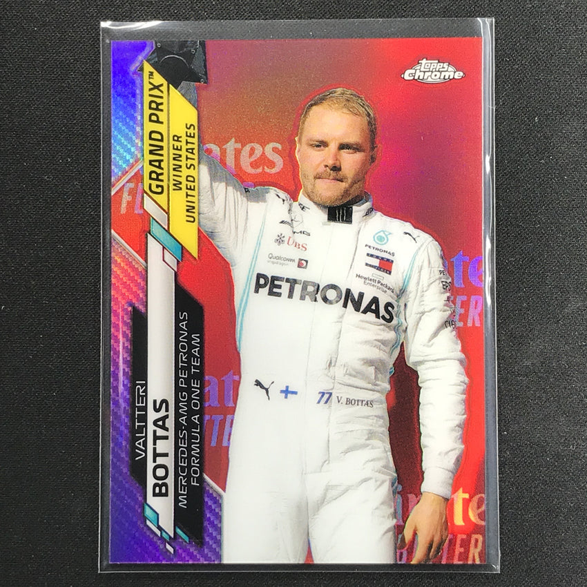 2020 Topps Chrome Valtteri Bottas Grand Prix Winners Purple 268/399