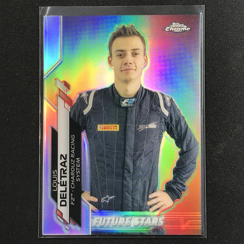 2020 Topps Chrome LOUIS DELETRAZ F2 Racers Future Stars Refractor #47
