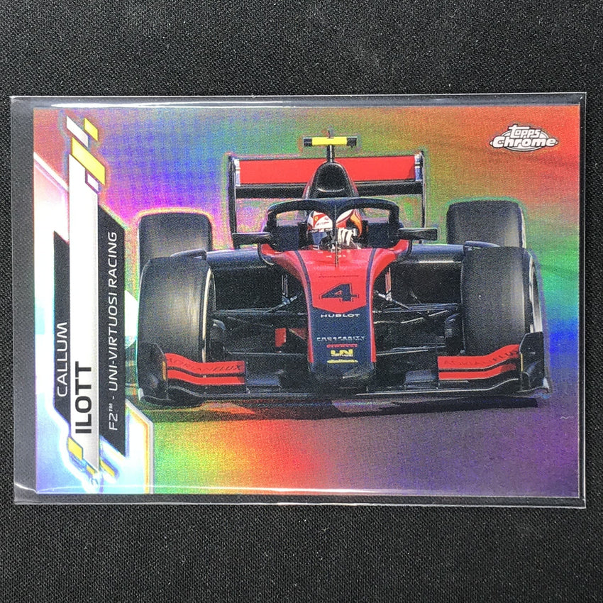 2020 Topps Chrome Callum Ilott F2 Cars Refractor No 66