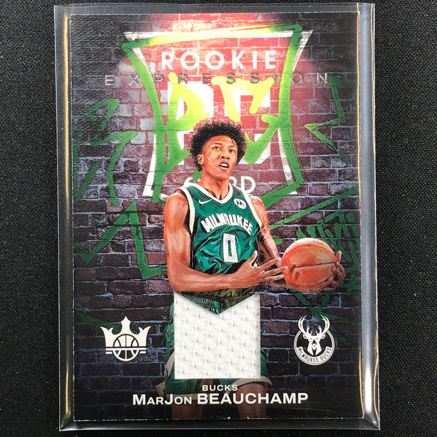 2022-23 Court Kings Marjon Beauchamp Rookie Expression Jersey No Mbb