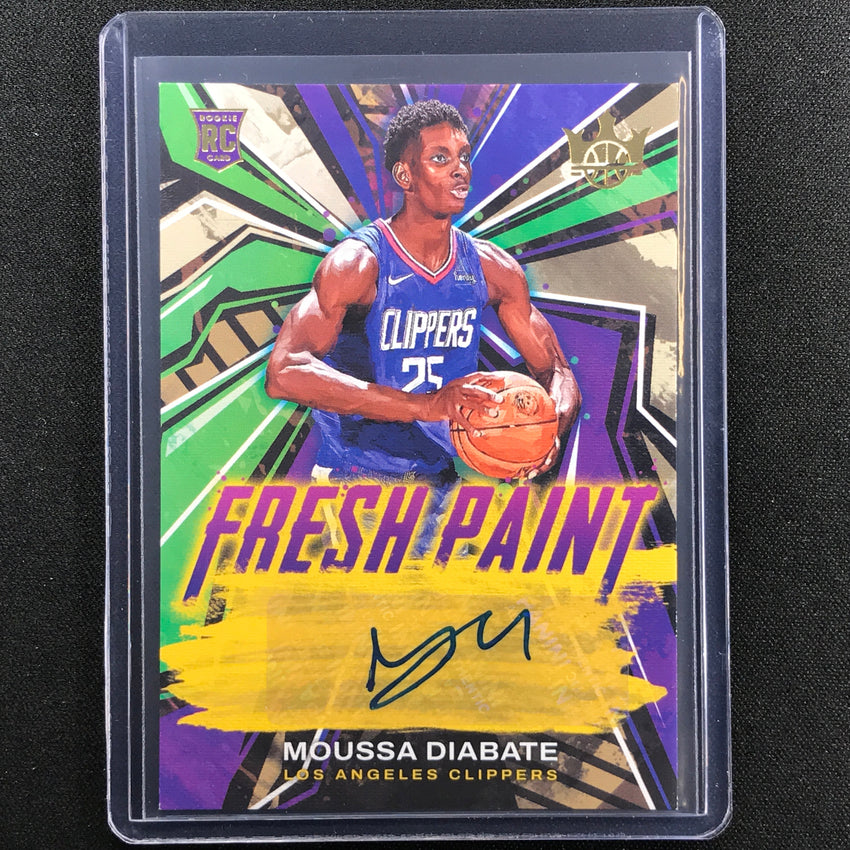 2022-23 Court Kings Moussa Diabate Fresh Paint Rookie Auto Gold 111/199