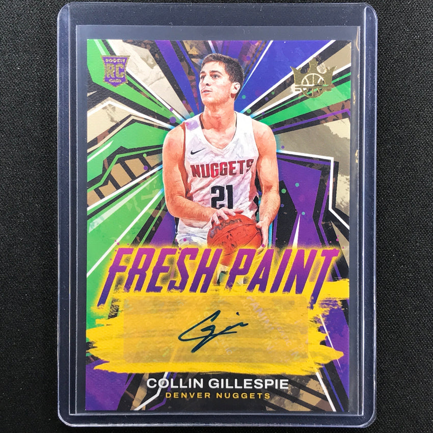 2022-23 Court Kings Collin Gillespie Fresh Paint Rookie Auto Gold 95/199