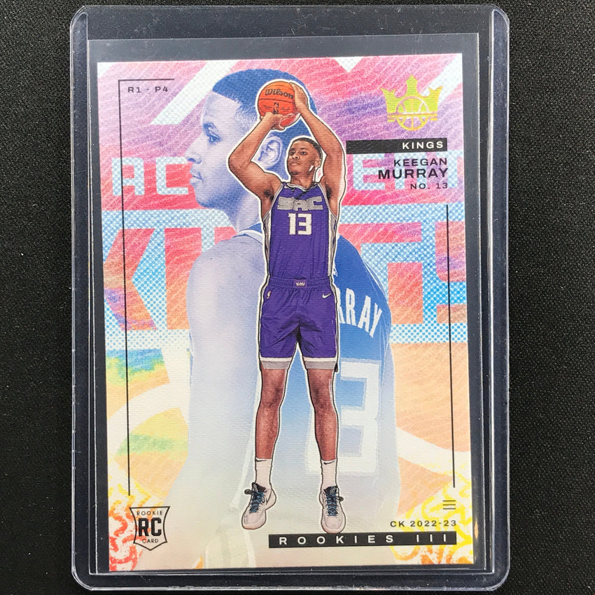 2022-23 Court Kings Keegan Murray Rookies Iii No 159