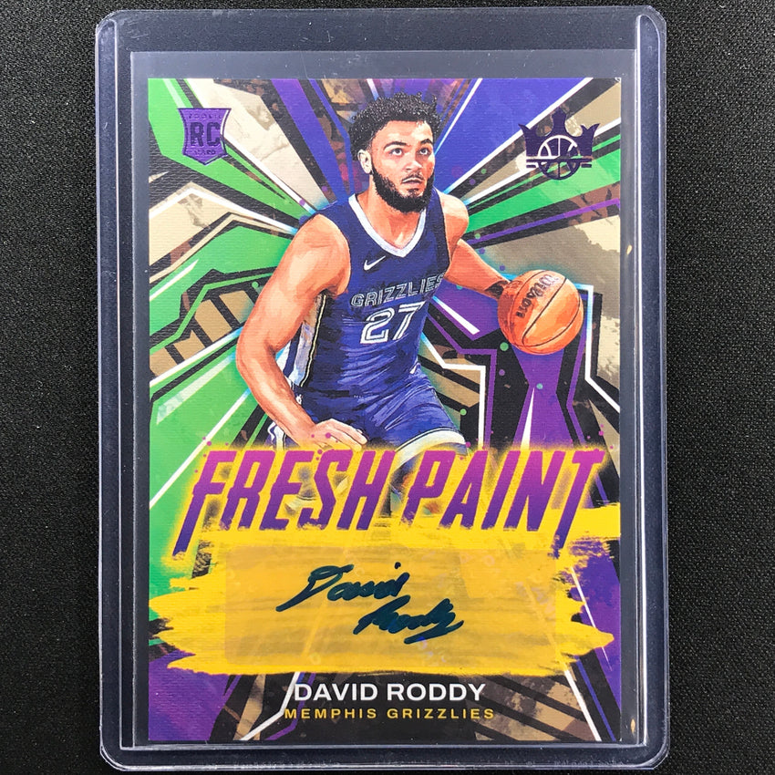 2022-23 Court Kings David Roddy Fresh Paint Rookie Auto Violet 34/49