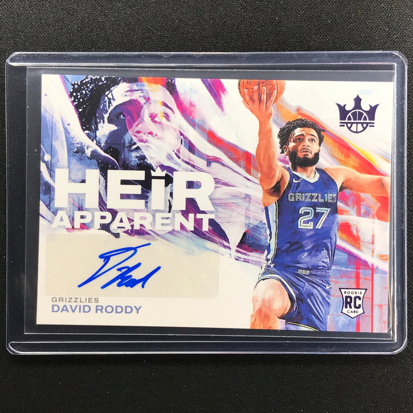 2022-23 Court Kings David Roddy Heir Apparent Rookie Auto Violet 14/49