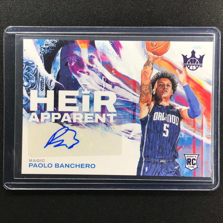 2022-23 Court Kings Paolo Banchero Heir Apparent Rookie Auto Violet 31/49