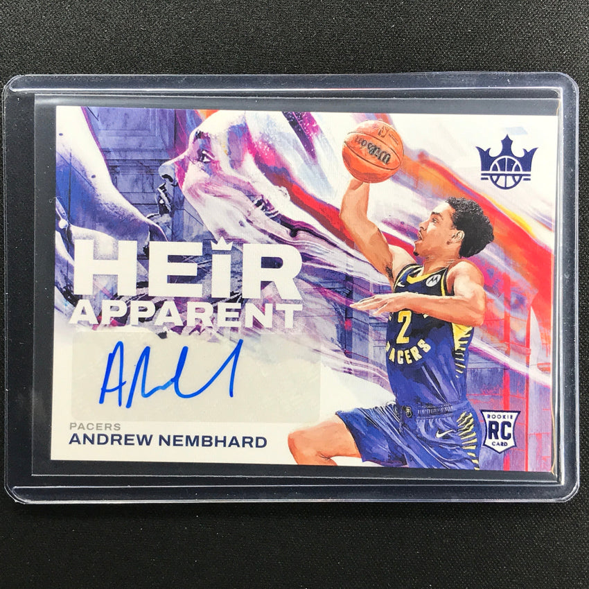 2022-23 Court Kings Andrew Nembhard Heir Apparent Rookie Auto Sapphire 15/25