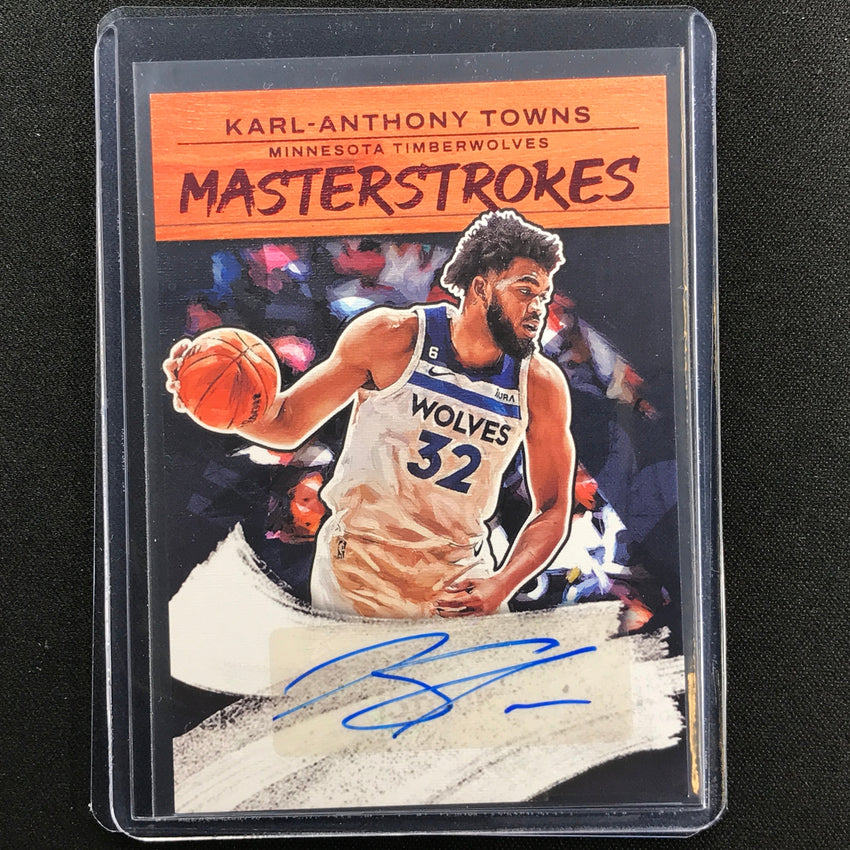 2022-23 Court Kings Karl-anthony Towns Masterstrokes Auto Ruby 18/49