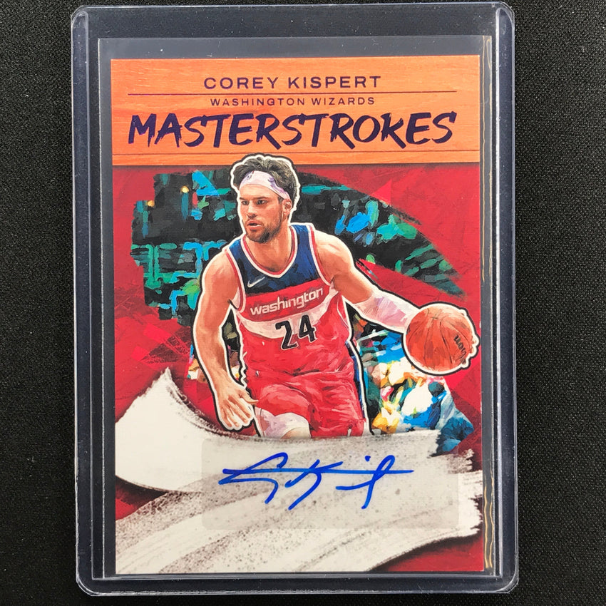 2022-23 Court Kings Corey Kispert Masterstrokes Auto Violet 12/35