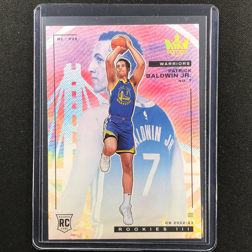 2022-23 Court Kings Patrick Baldwin Jr. Rookies Iii No 138
