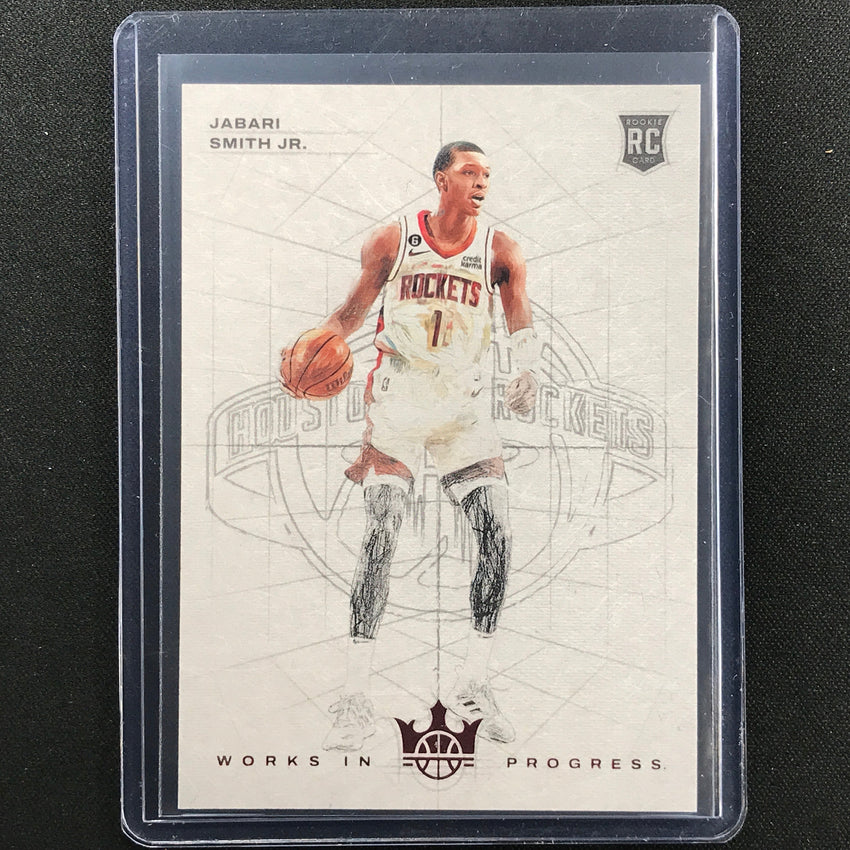 2022-23 Court Kings Jabari Smith Jr. Works In Progress Rookie Ruby 117/149