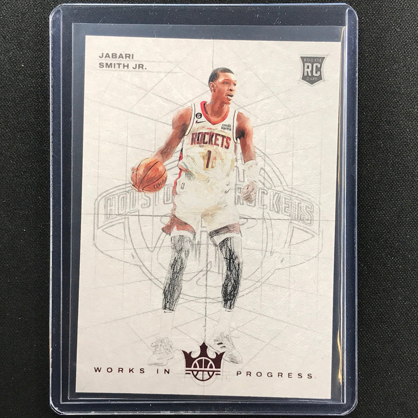 2022-23 Court Kings Jabari Smith Jr. Works In Progress Rookie Ruby 106/149