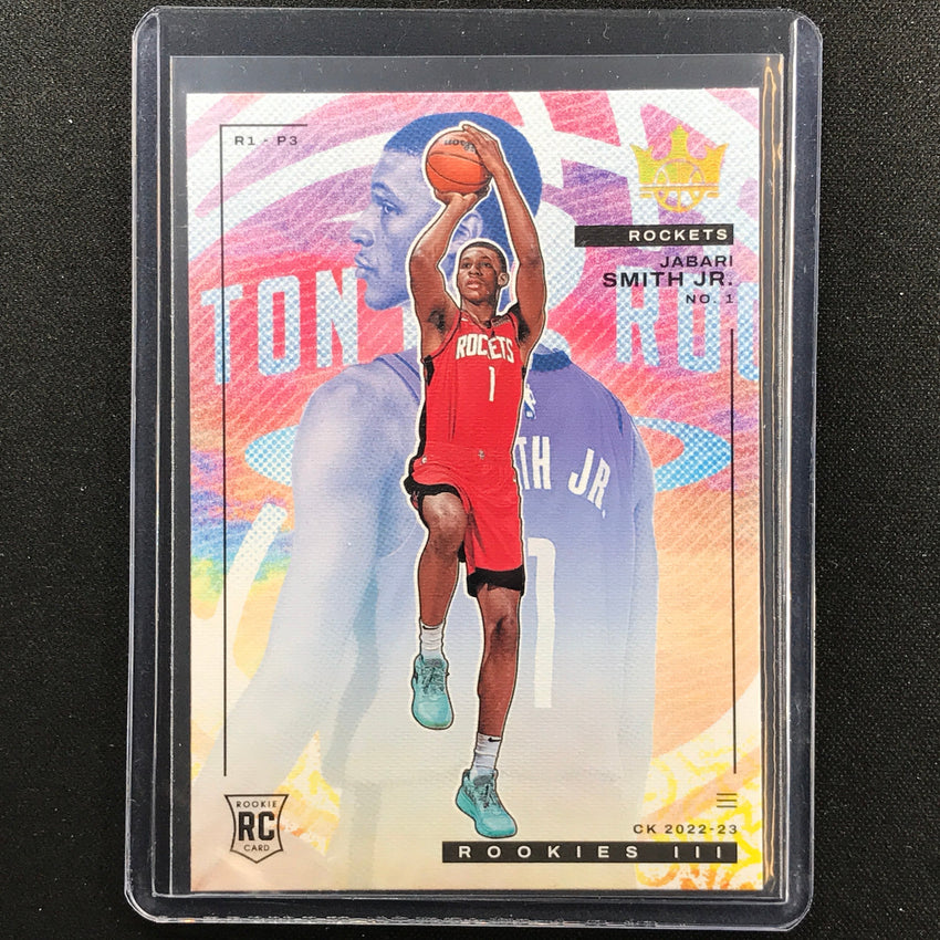 2022-23 Court Kings Jabari Smith Jr. Rookies Iii No 144