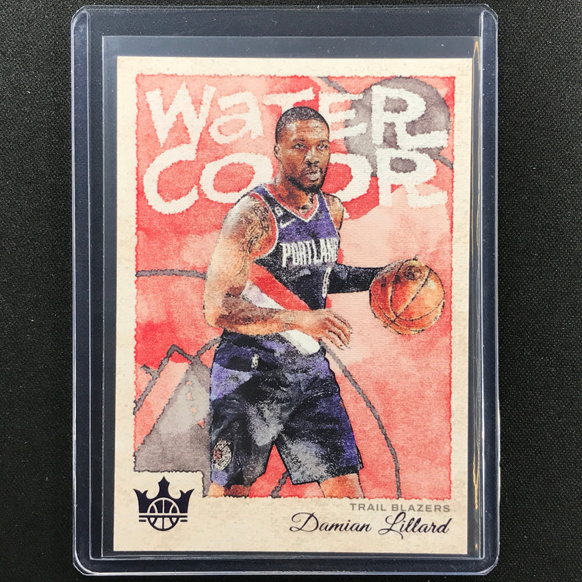 2022-23 Court Kings Damian Lillard Water Color Violet 12/49
