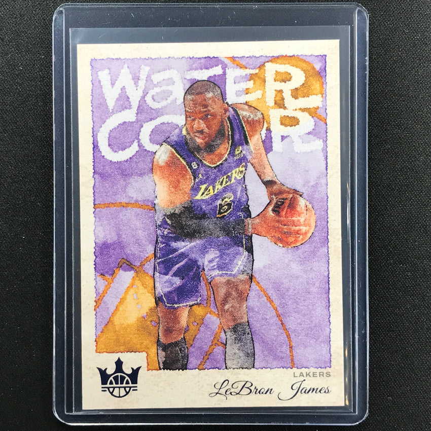 2022-23 Court Kings Lebron James Water Color Sapphire 19/25