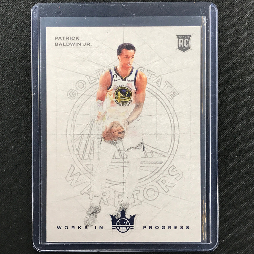 2022-23 Court Kings Patrick Baldwin Jr. Works In Progress Rookie Sapphire 13/25