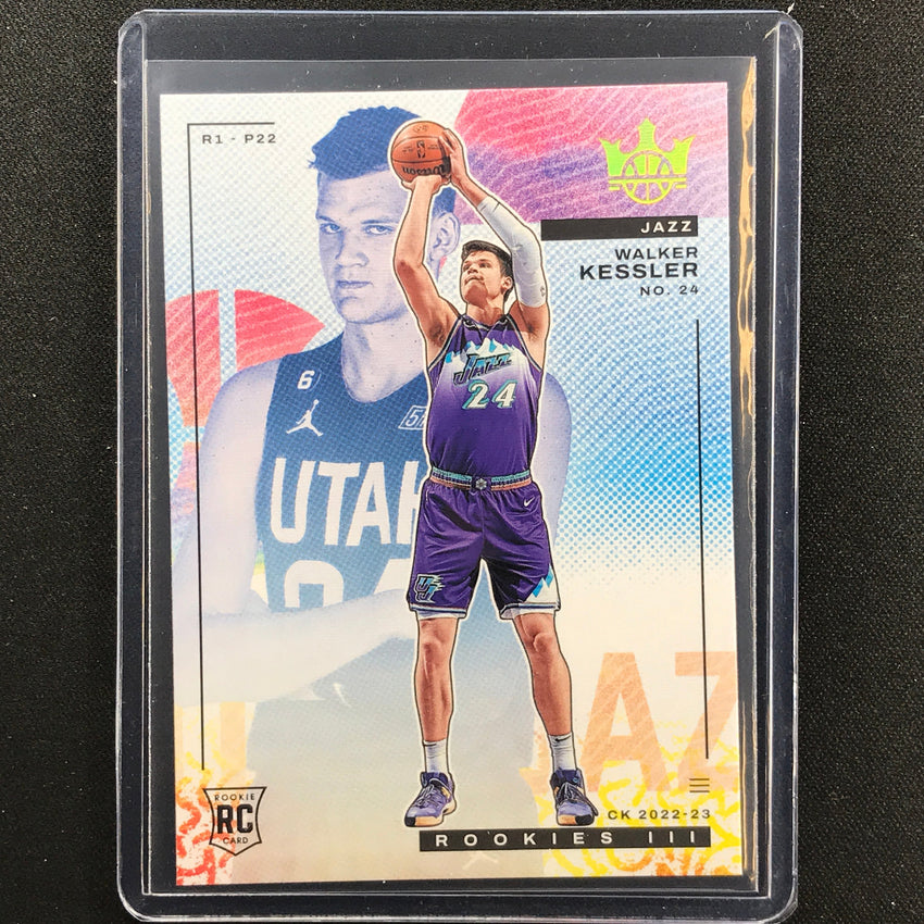 2022-23 Court Kings Walker Kessler Rookies Iii No 148