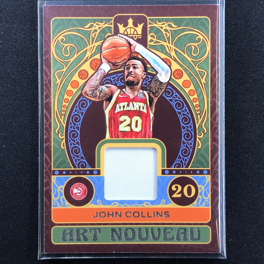 2022-23 Court Kings John Collins Art Nouveau Jersey No Jca