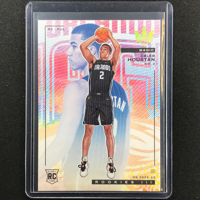 2022-23 Court Kings Caleb Houstan Rookies Iii No 157