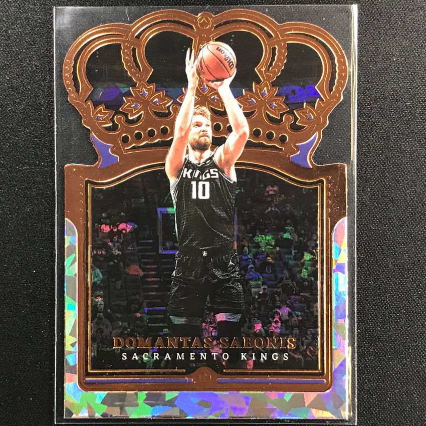 2021-22 Crown Royale DOMANTAS SABONIS Crystal Bronze #12