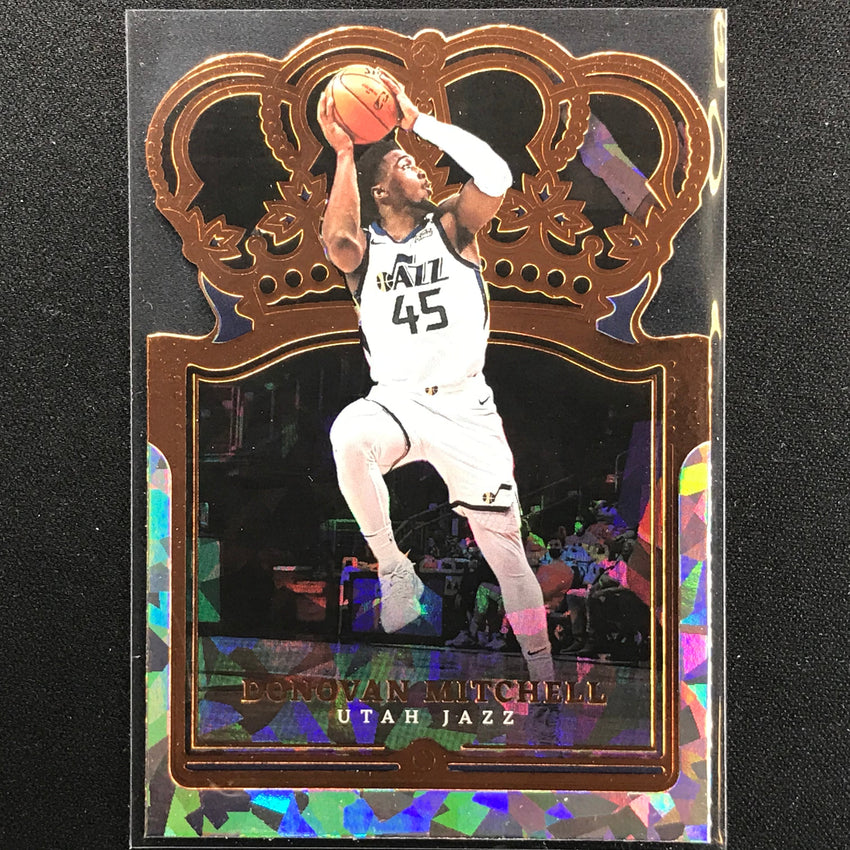 2021-22 Crown Royale Donovan Mitchell Crystal Bronze No 28
