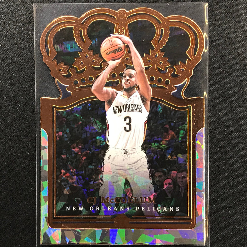 2021-22 Crown Royale CJ MCCOLLUM Crystal Bronze #56
