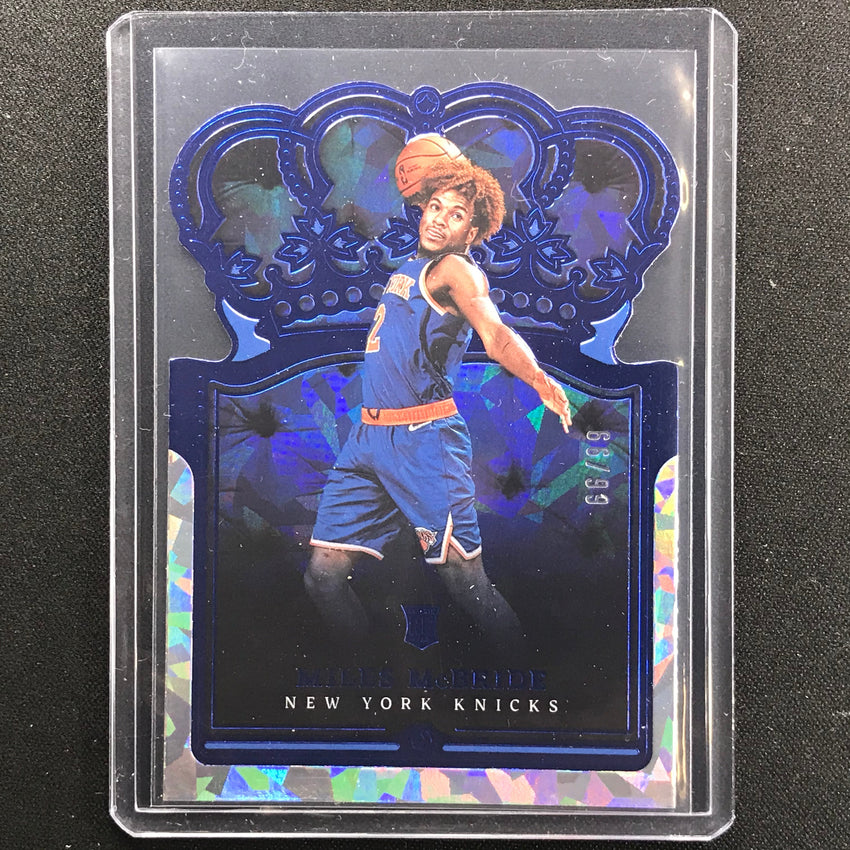 2021-22 Crown Royale Miles Mcbride Rookie Crystal Blue 66/99