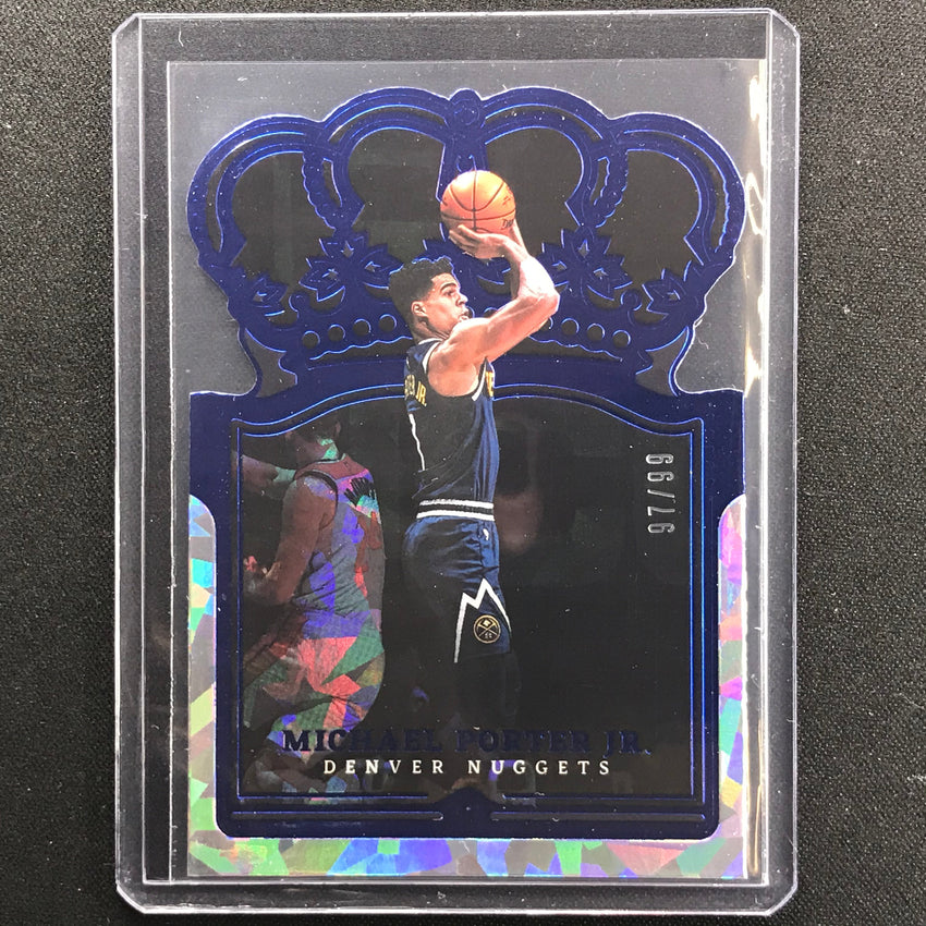 2021-22 Crown Royale Michael Porter Jr. Crystal Blue 97/99