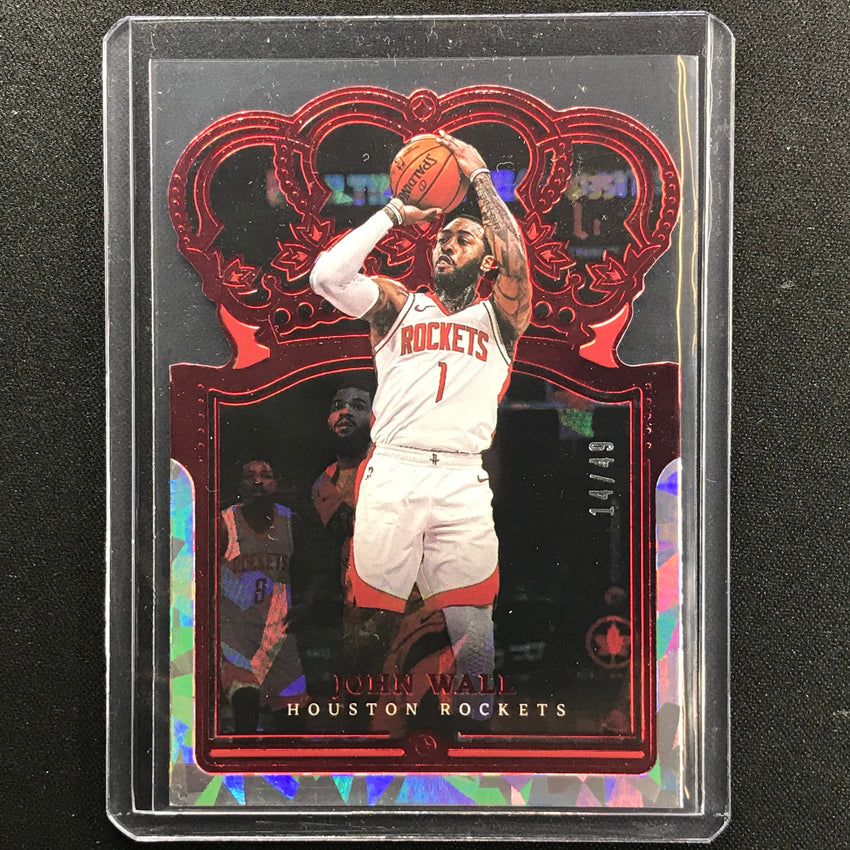 2021-22 Crown Royale John Wall Crystal Red 14/49