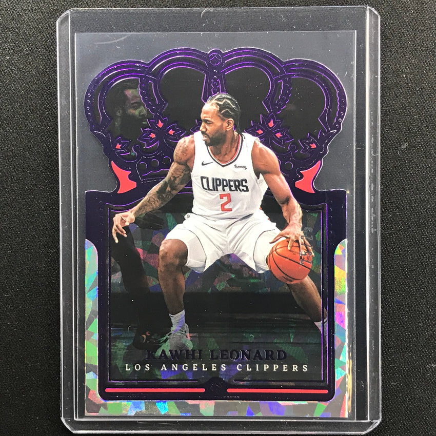 2021-22 Crown Royale Kawhi Leonard Crystal Purple 25/25