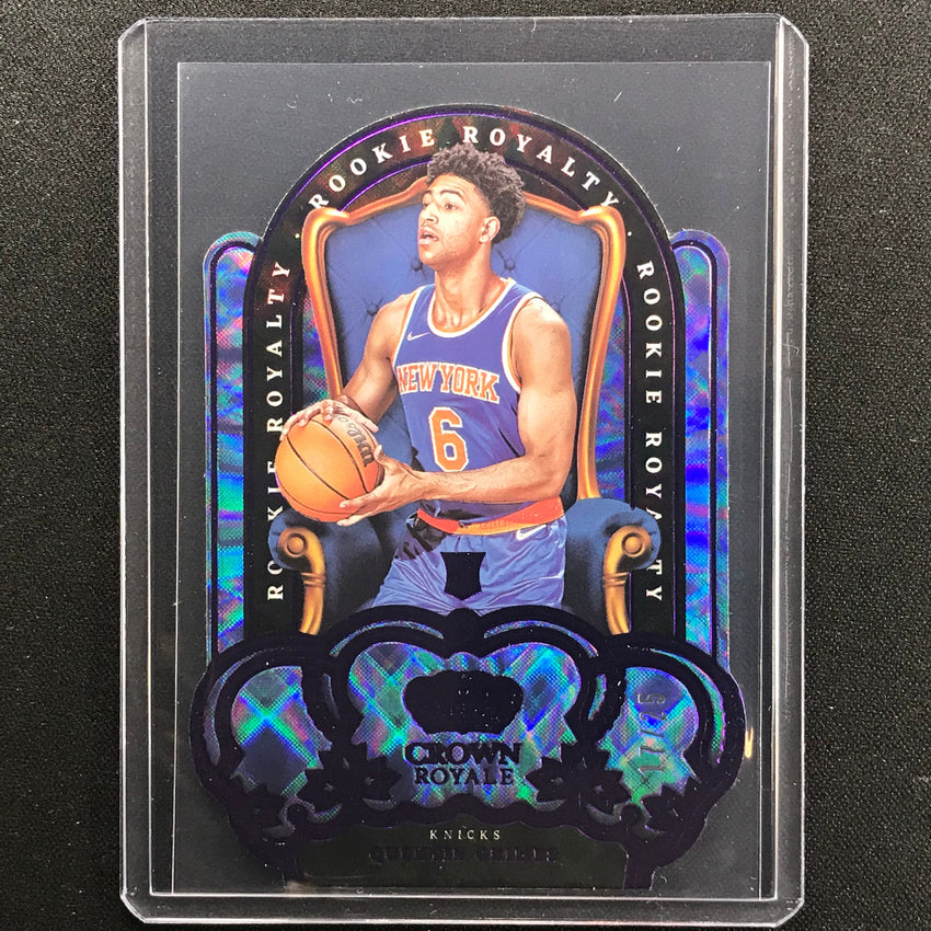 2021-22 Crown Royale Quentin Grimes Rookie Royalty Die-cut Purple 17/25