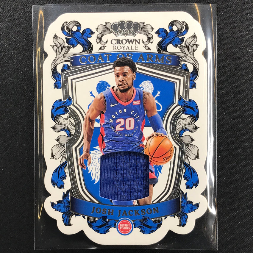2021-22 Crown Royale JOSH JACKSON Coat of Arms Jersey Die-Cut #JJK