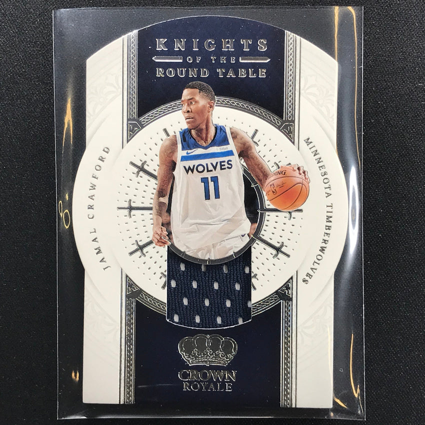 2021-22 Crown Royale Jamal Crawford Knights Of The Round Table Jersey No Jcf B