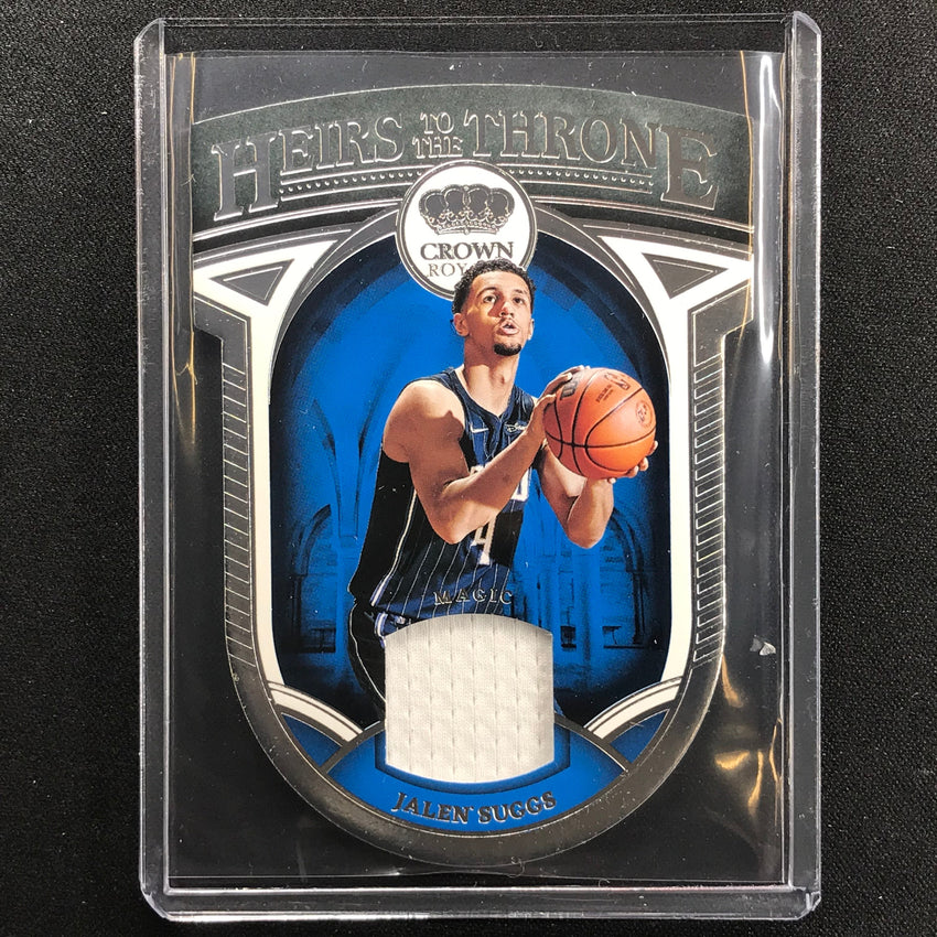 2021-22 Crown Royale Jalen Suggs Heirs To The Throne Rookie Jersey No Jsg D
