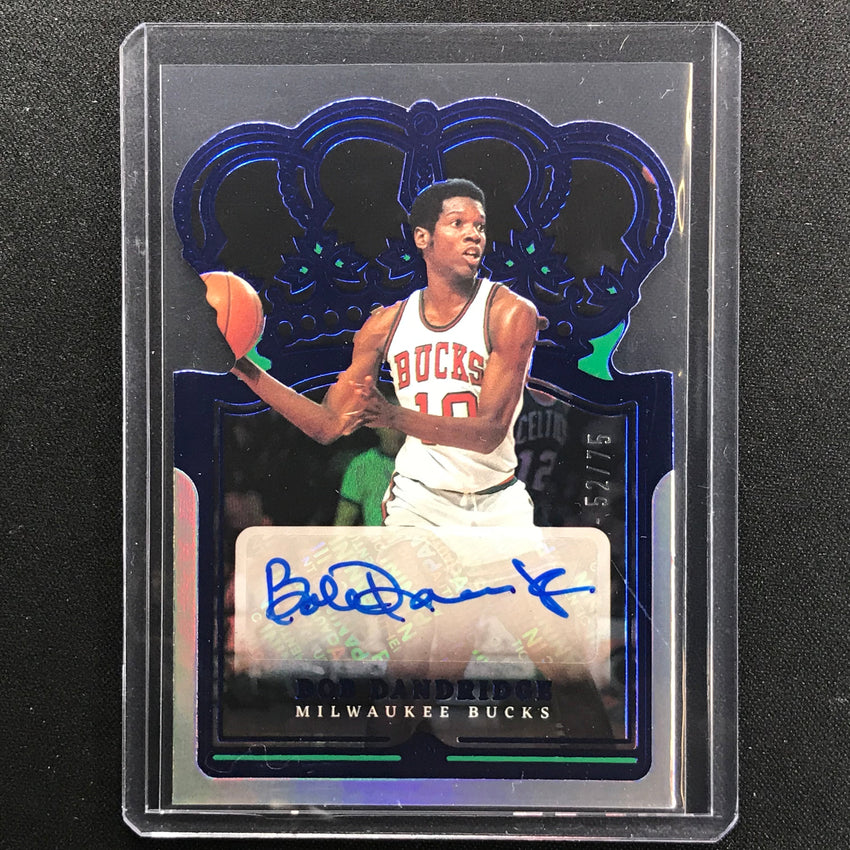 2021-22 Crown Royale Bob Dandridge Crown Auto Die-cut Blue 52/75