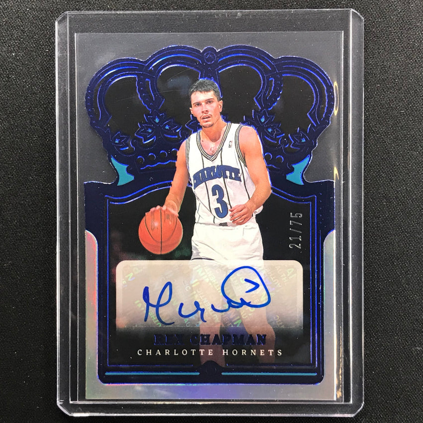 2021-22 Crown Royale Rex Chapman Crown Auto Die-cut Blue 21/75