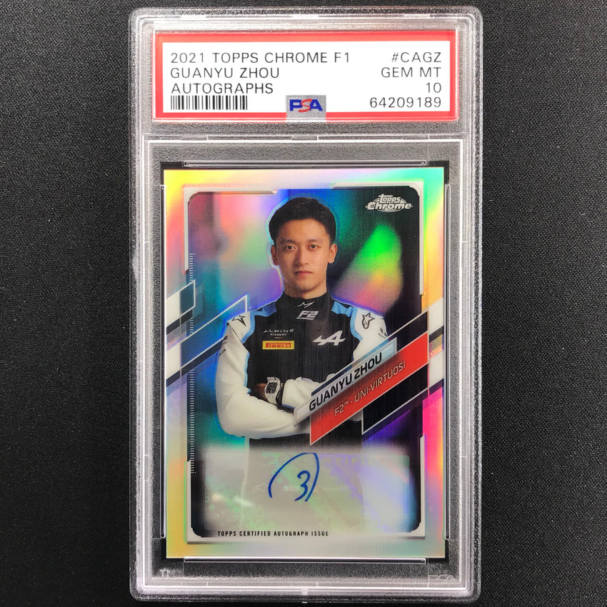 topps f2 guanyu zhou