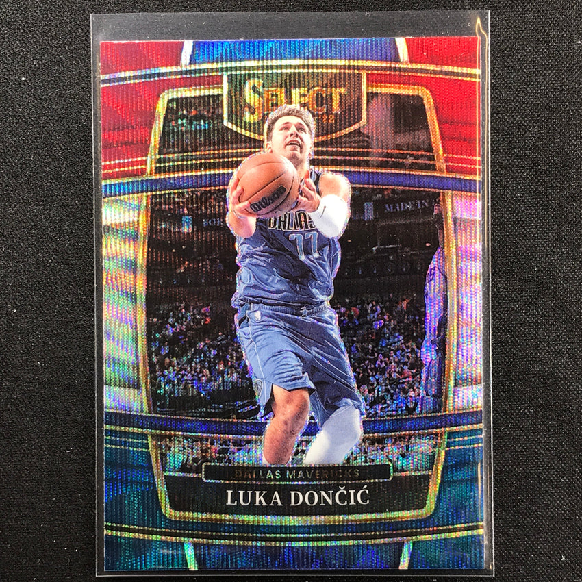 2021-22 Select Luka Doncic Concourse Tri-color No 12