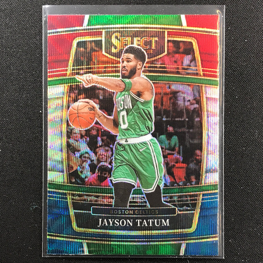 2021-22 Select Jayson Tatum Concourse Tri-color No 77