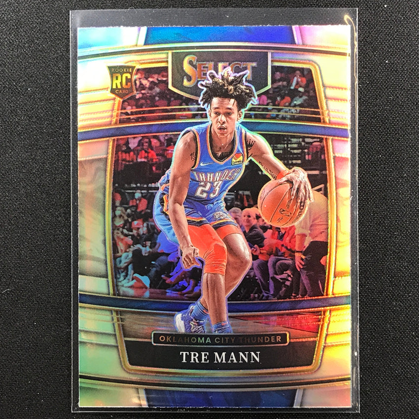 2021-22 Select Tre Mann Concourse Rookie Silver Prizm No 36