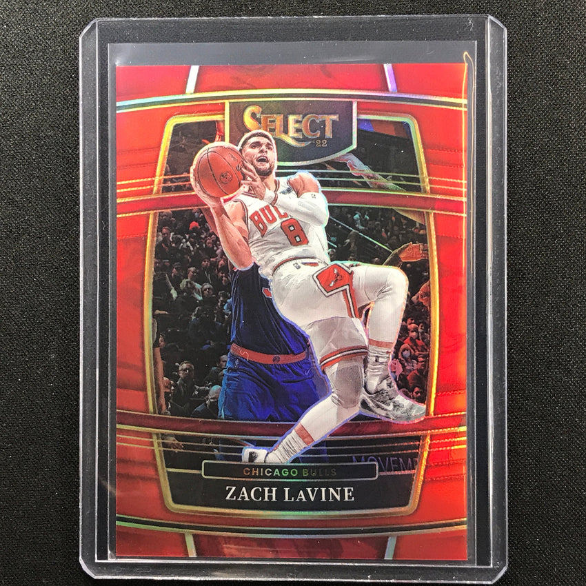 2021-22 Select Zach Lavine Concourse Red 103/199
