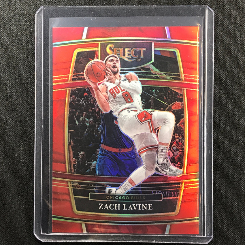 2021-22 Select Zach Lavine Concourse Red 105/199