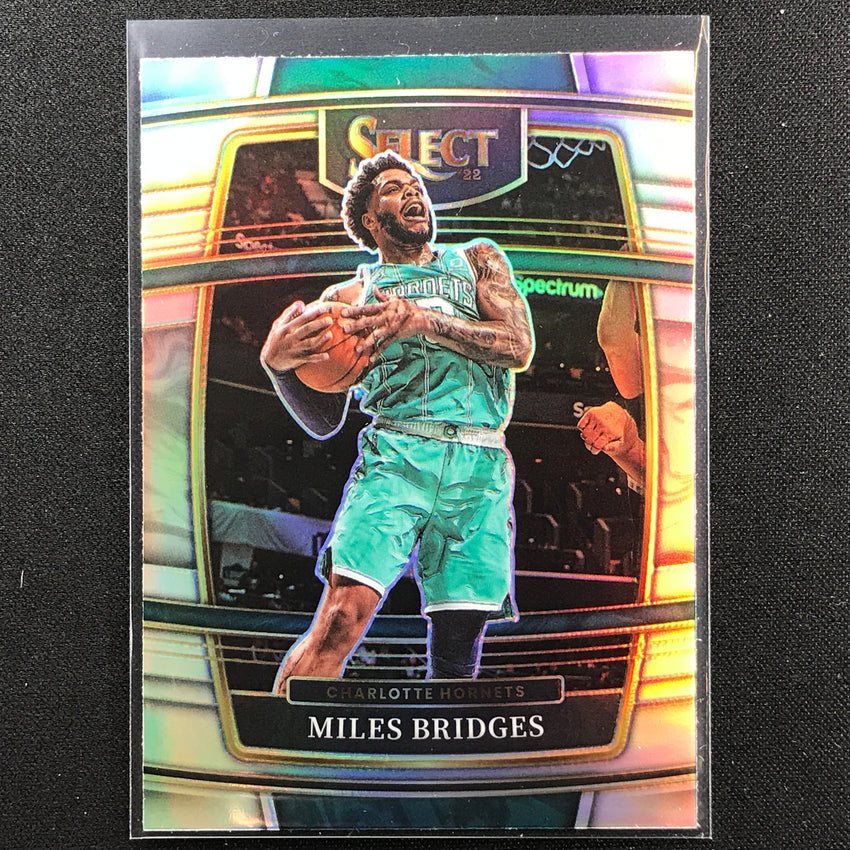 2021-22 Select MILES BRIDGES Concourse Silver Prizm #42