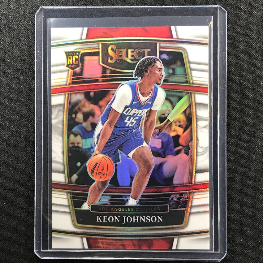 2021-22 Select Keon Johnson Concourse Rookie White 5/149