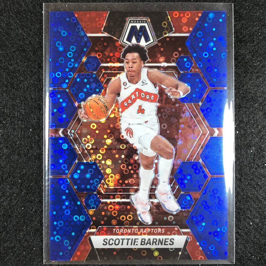 2022-23 Mosaic SCOTTIE BARNES Fast Break Blue Disco 49/85 #113