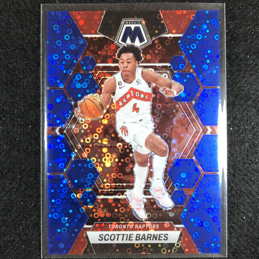 2022-23 Mosaic Scottie Barnes Fast Break Blue Disco 80/85 No 113