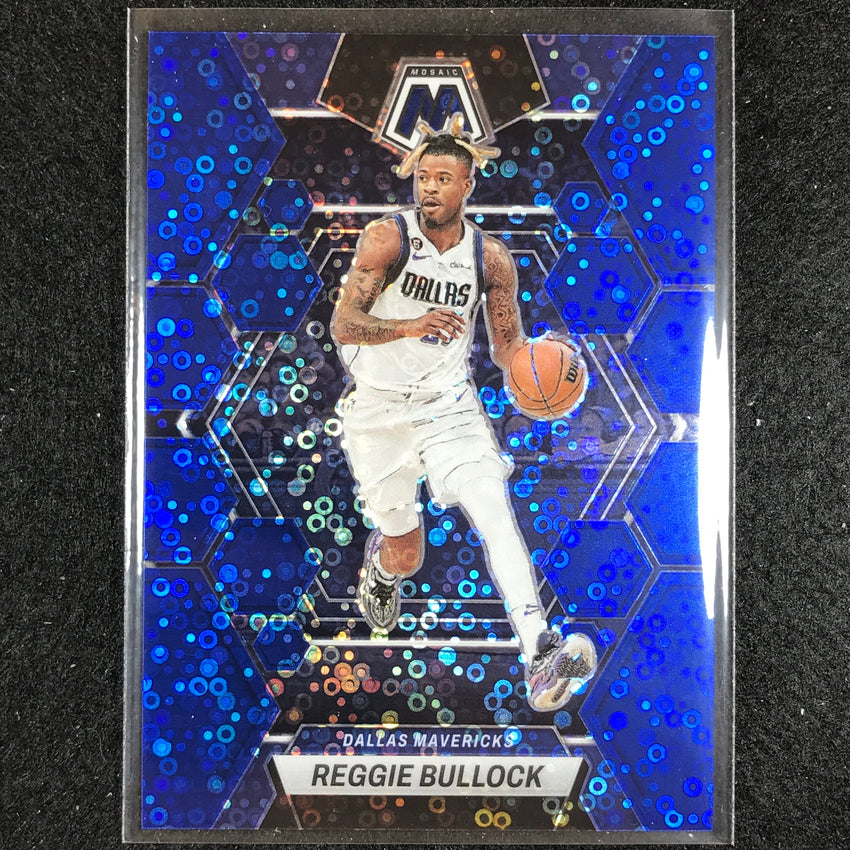 2022-23 Mosaic REGGIE BULLOCK Fast Break Blue Disco 29/85 #116